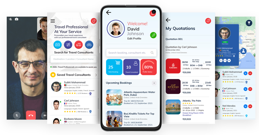 TravelMaitri on mobile